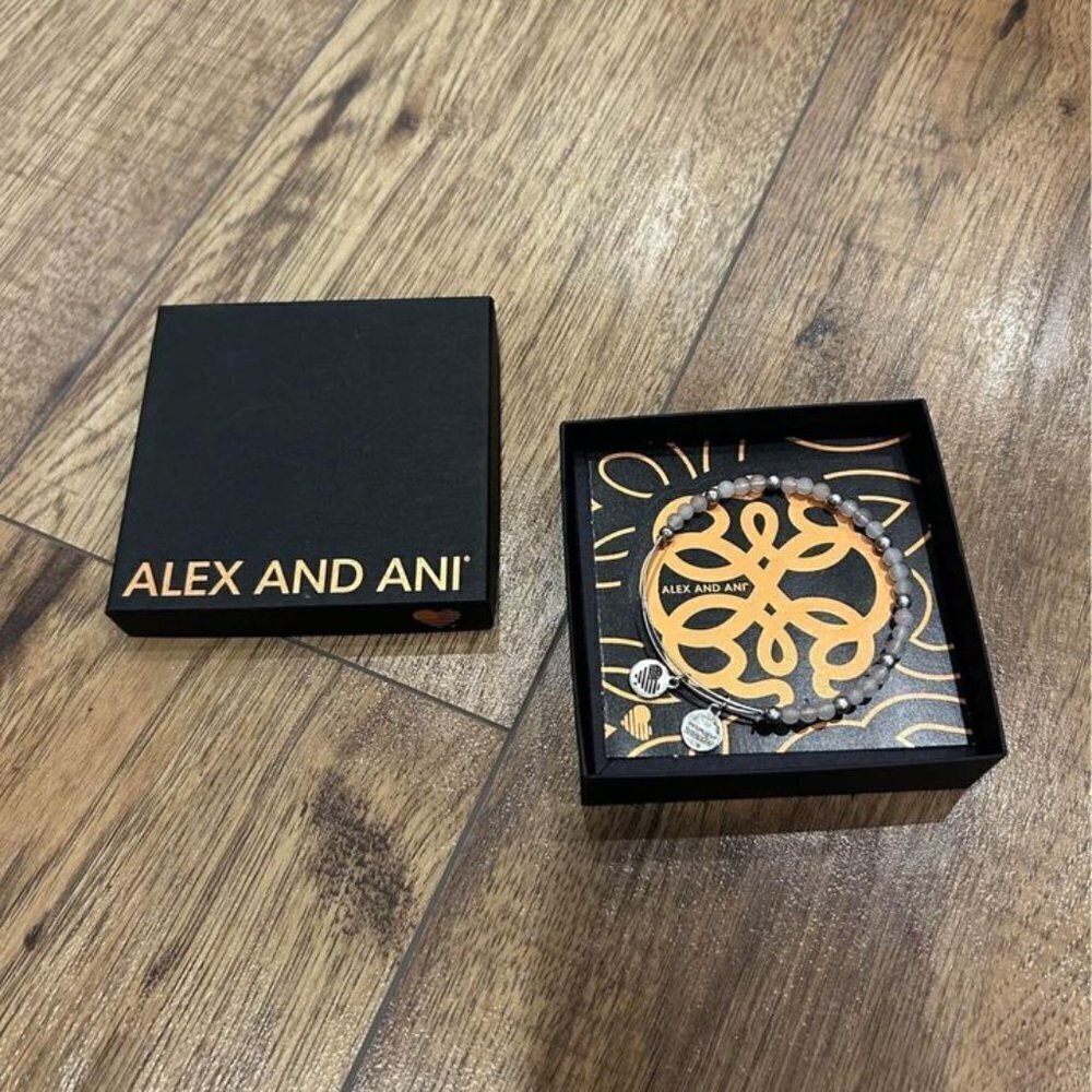 Alex and Ani Energy bracelet in box. Light pink. Excellent condition.